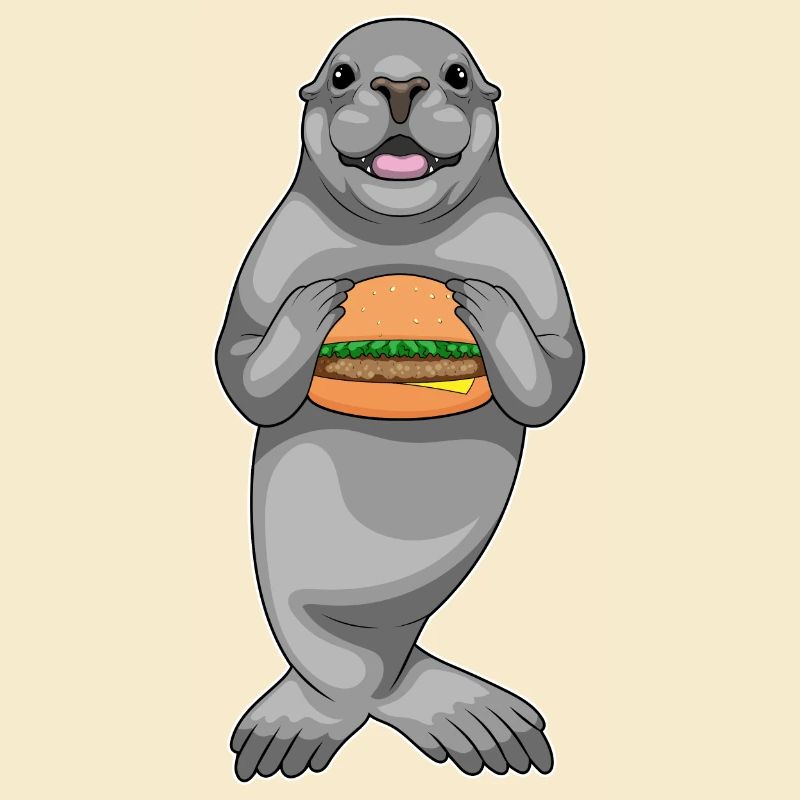 Hamburger au phoque