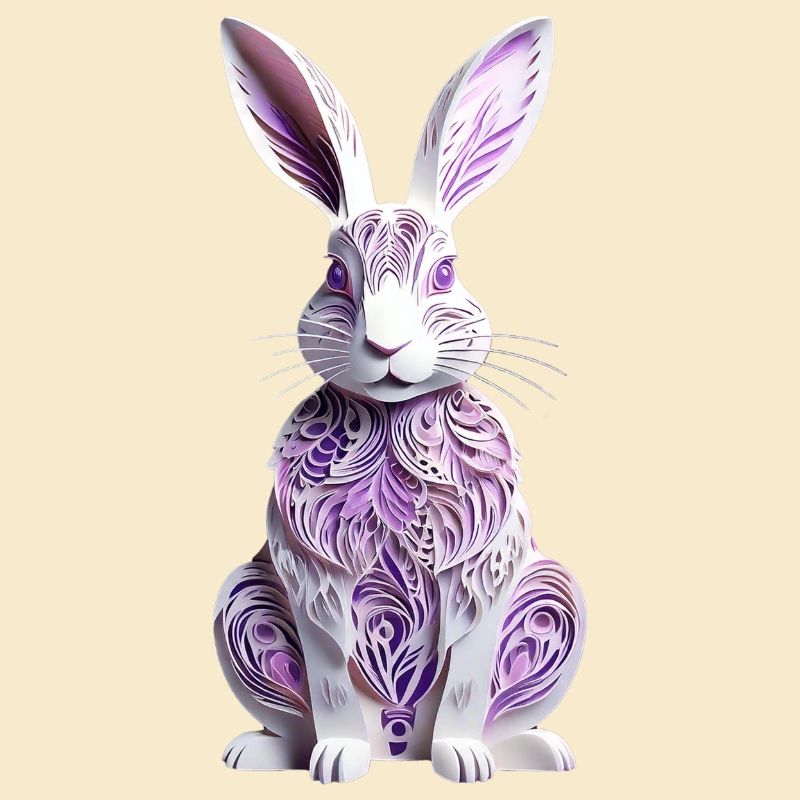 Bunny - Easter Bunny in Silhouette