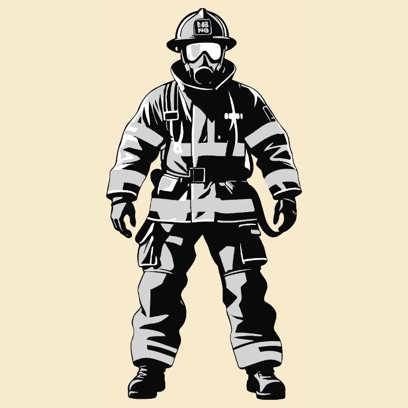 Feuerwehrmann - Beruf Design Sticker