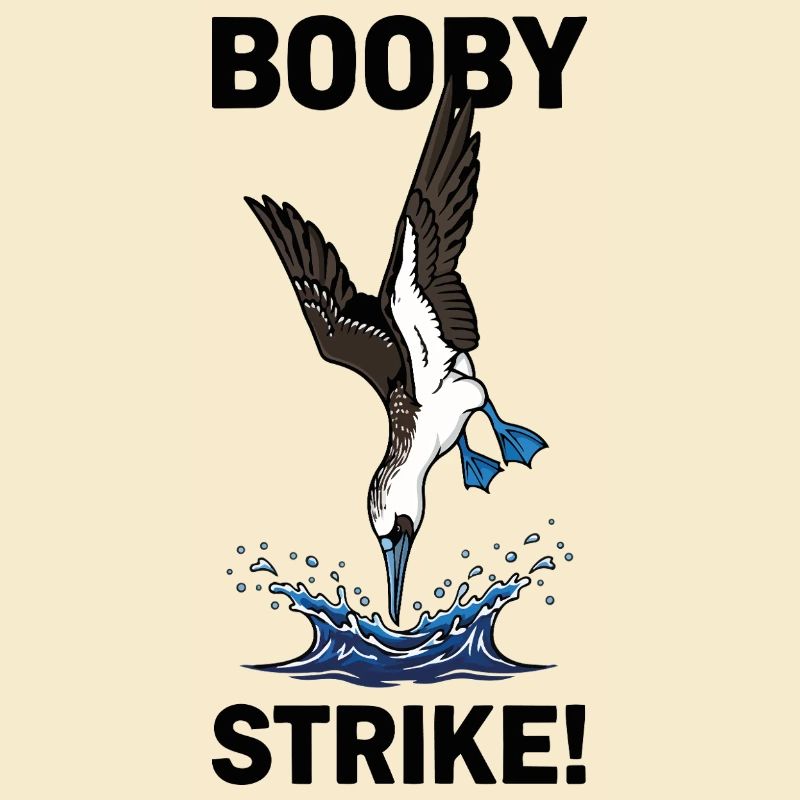 Fou Pieds Bleus Strike Booby Strike Mer