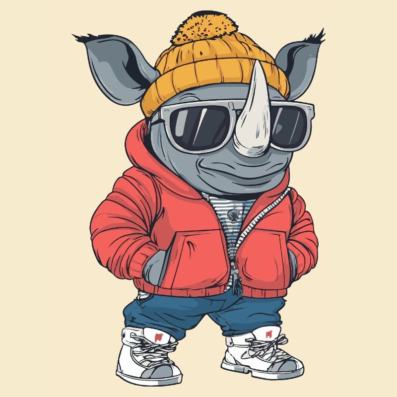 Rhino Cool Comic