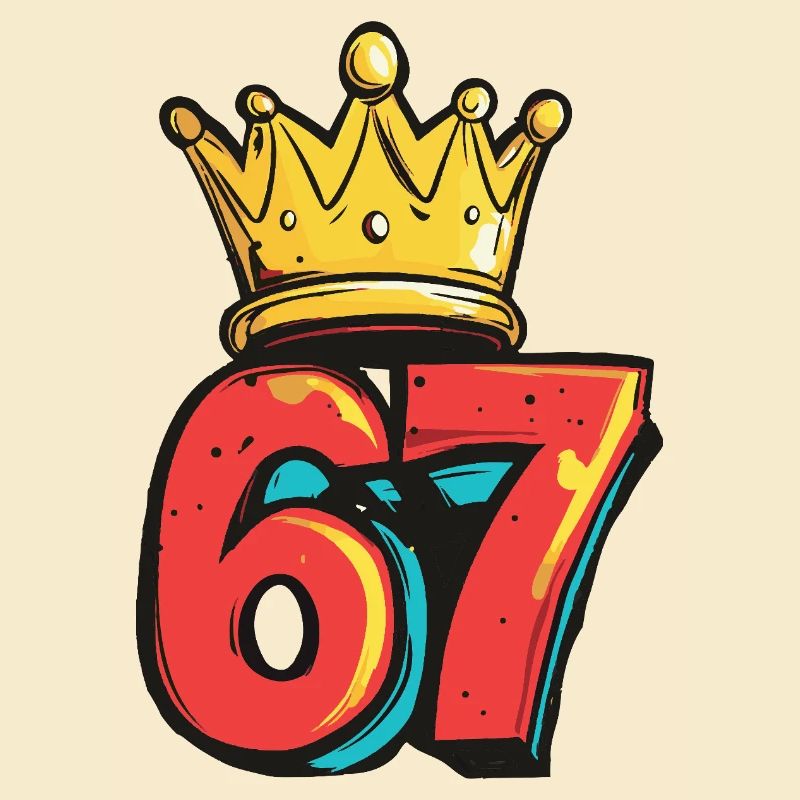 67 Zahl Krone