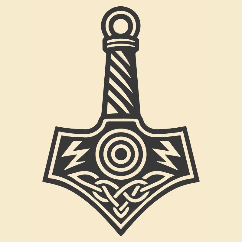 Marteau de Thor Mjolnir Marteau du dieu thor