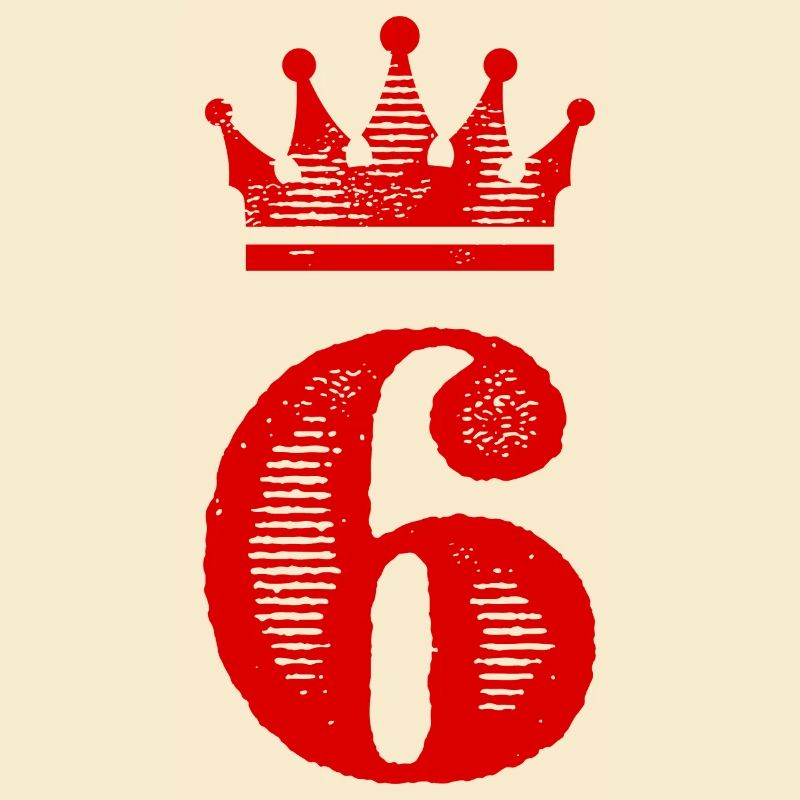 6 Number crown