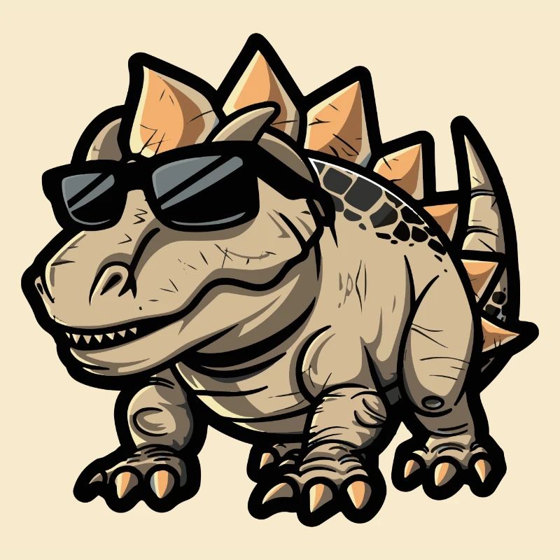 Dinosaurier stegosaurus Tier