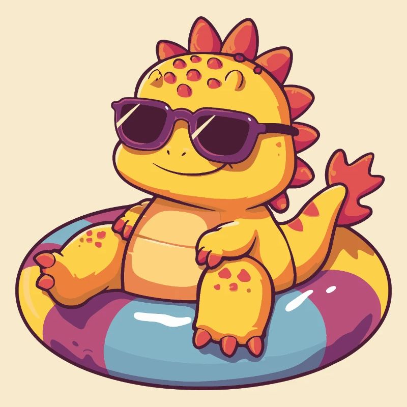 Dinosaurier stegosaurus Comic Cool