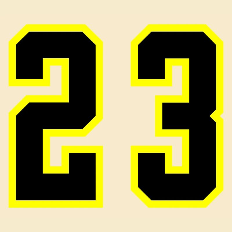 Maillot à 23 numéros