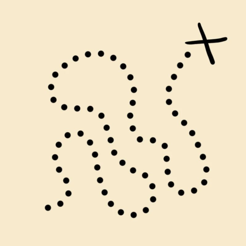 Treasure map your way