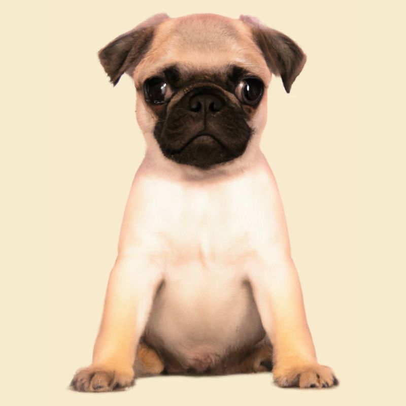 Welpe Mops