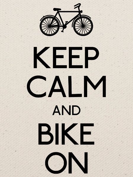 Keep Calm Fahrrad