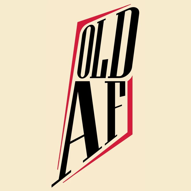 old AF Text Logo