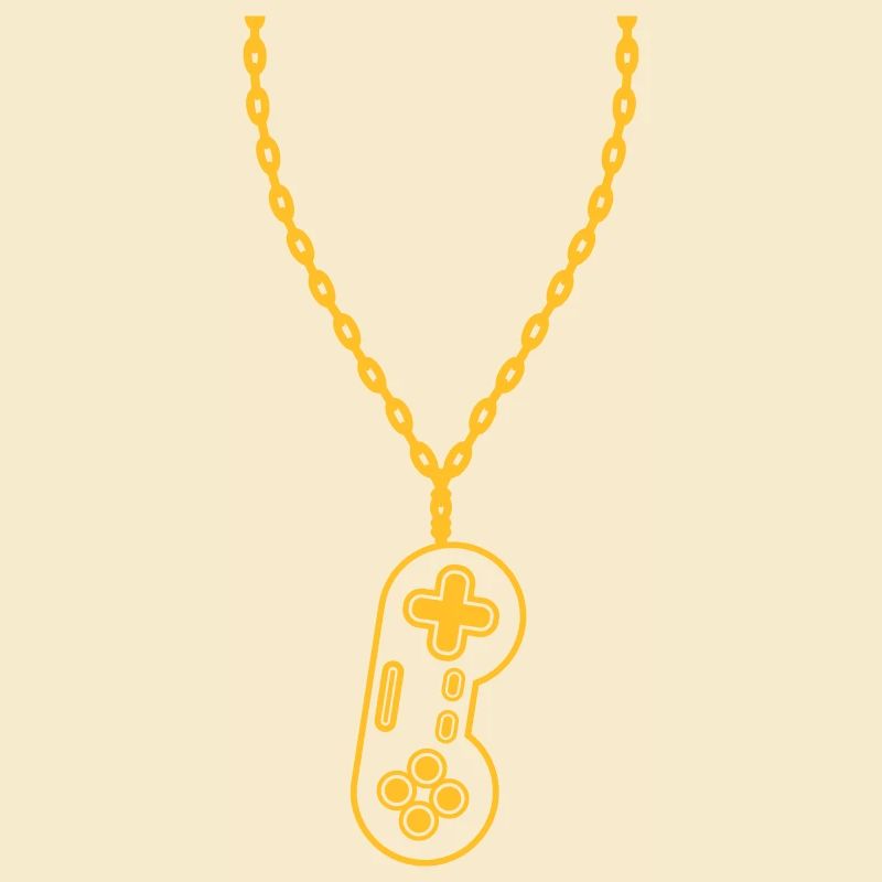 Halskette Schmuck alter Controller