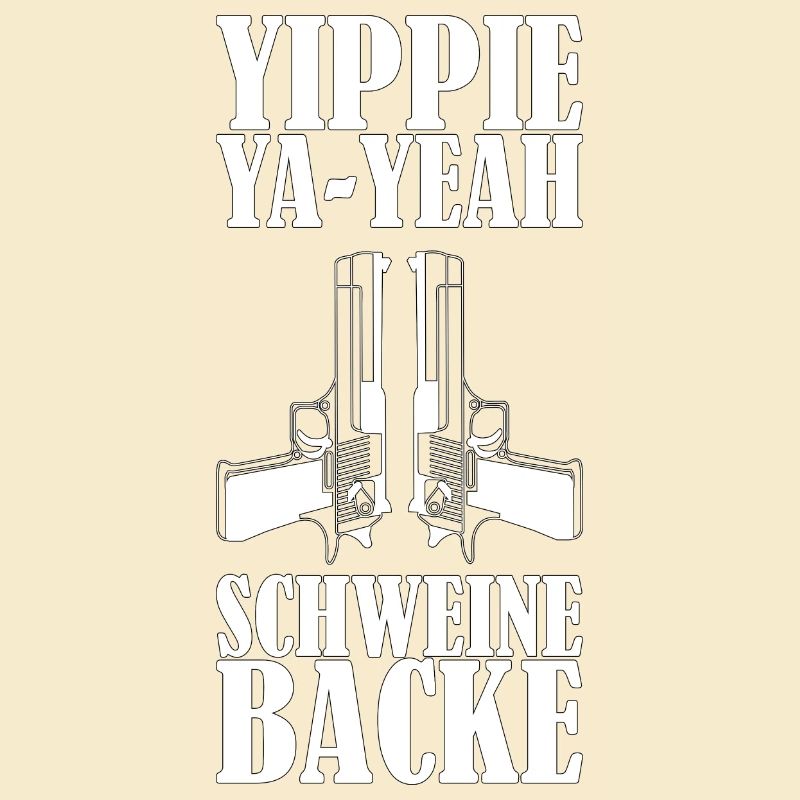 Schweinbacke Spruch Geschenk