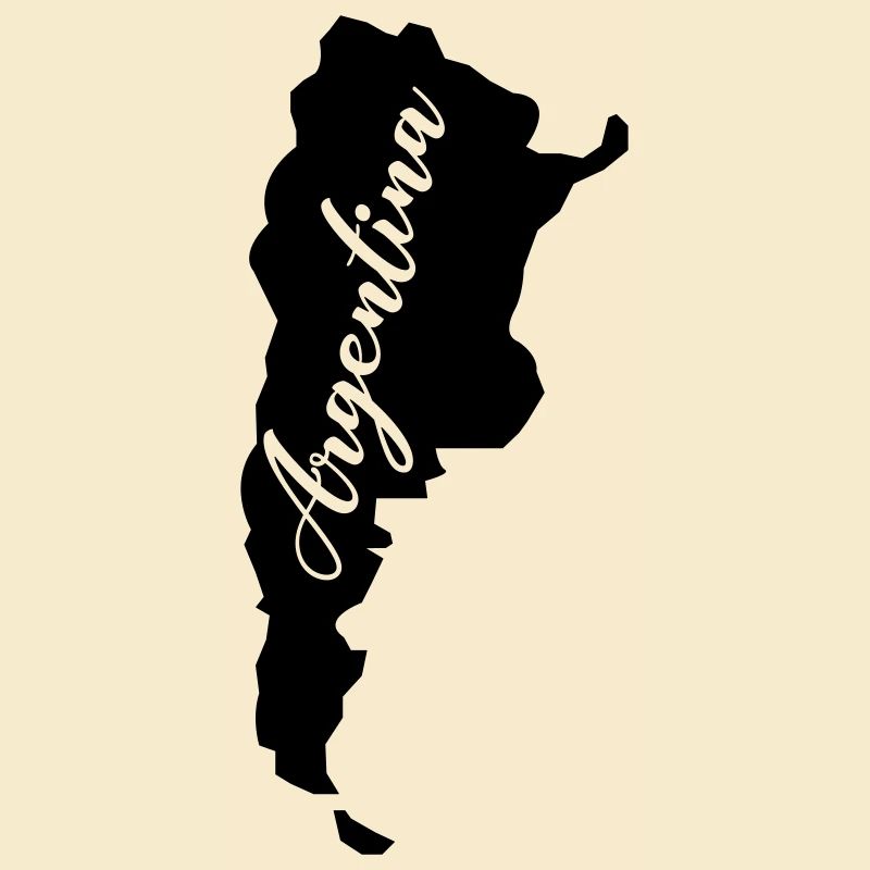 Argentinien Umriss