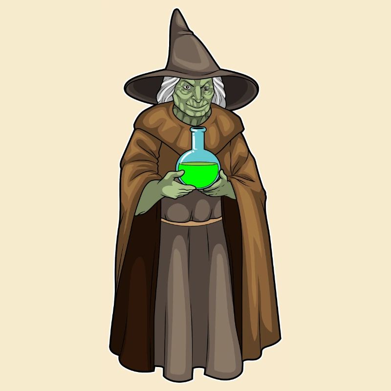 Witch Halloween Magic Potion