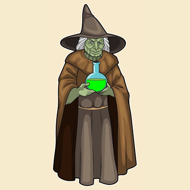 Witch Halloween Magic Potion