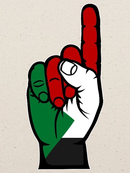 Sudan Flagge Nummer 1 
