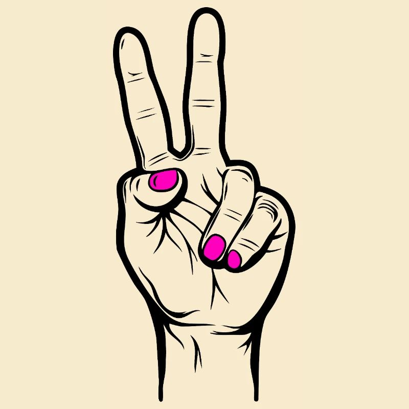 Peace Neonpink