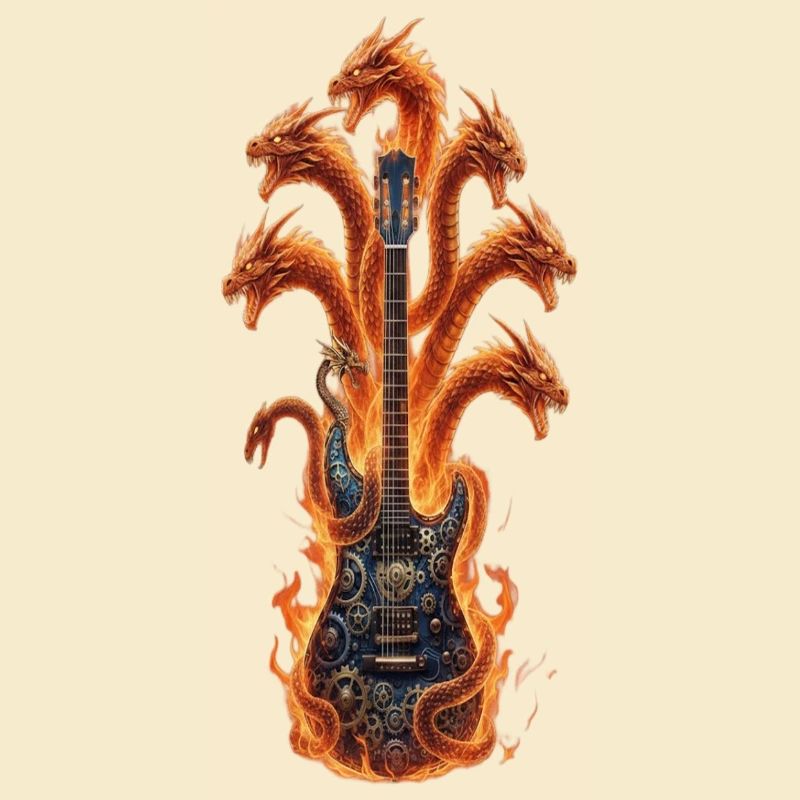 Fire Dragon Guitar Magic