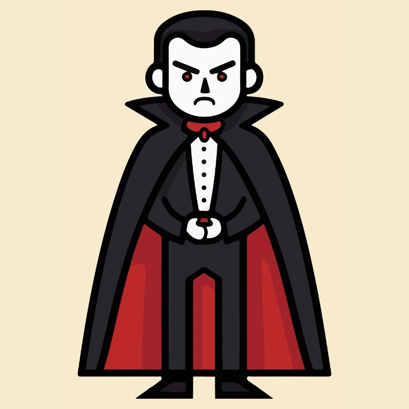 Vampir Halloween Comic