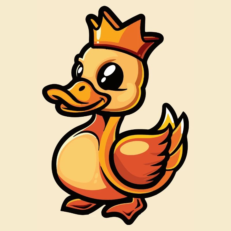 Ente Comic Krone