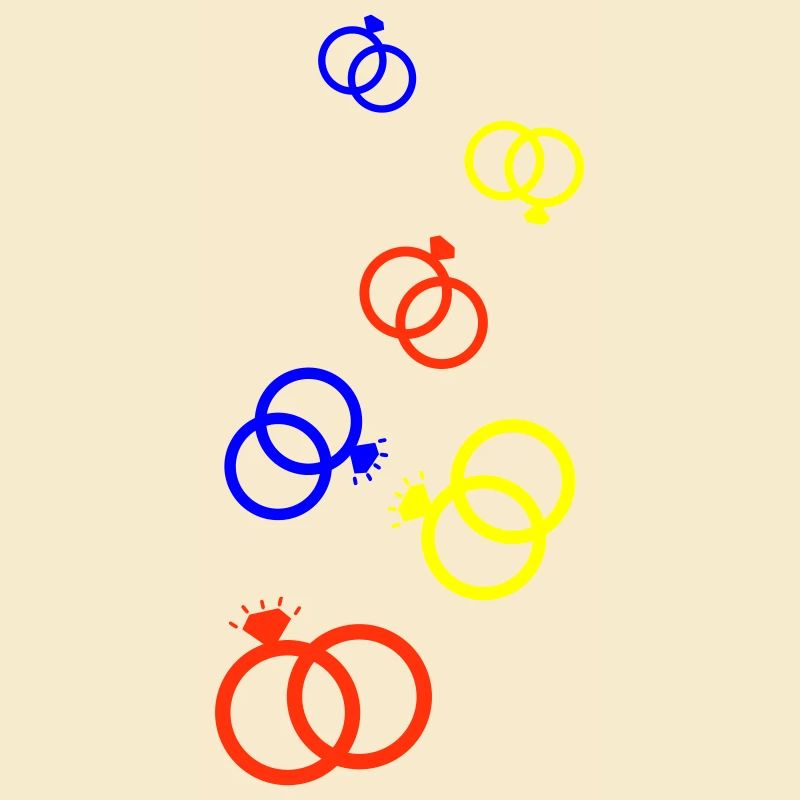 Eheringe Bunt Hochzeit
