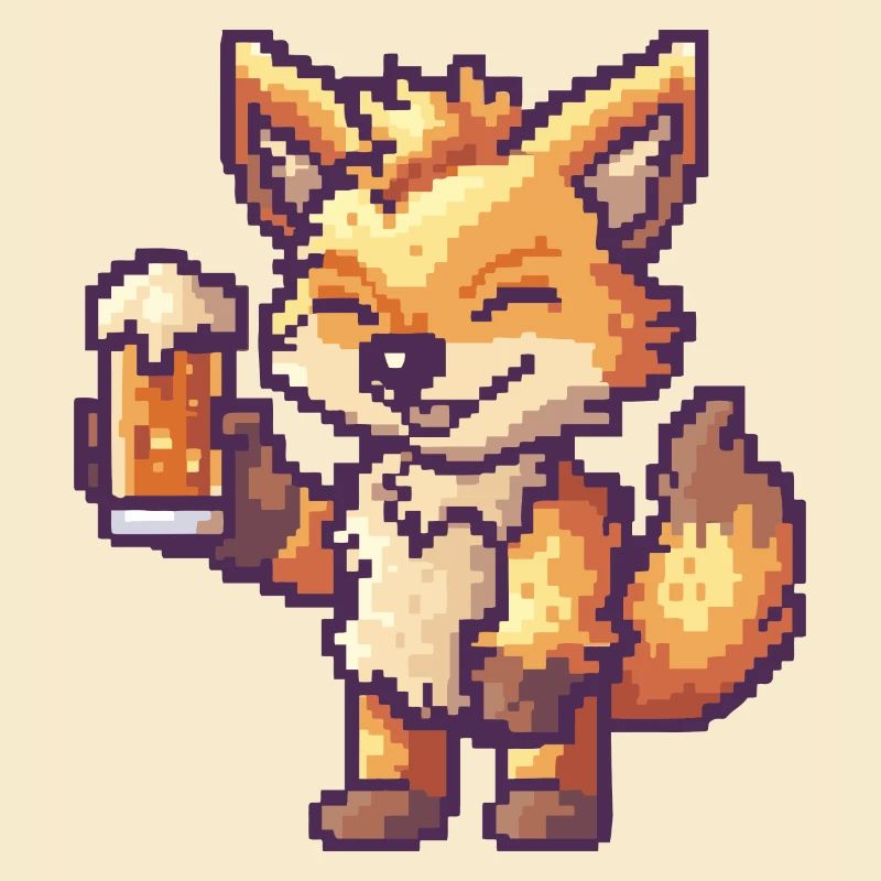 Wolf Bier Pixel