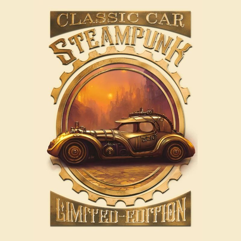 Steampunk Oldtimer klassisch, gotisch und elegant