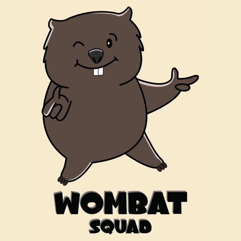 Wombat Squad Ironisches Zitat Wilderness Nature