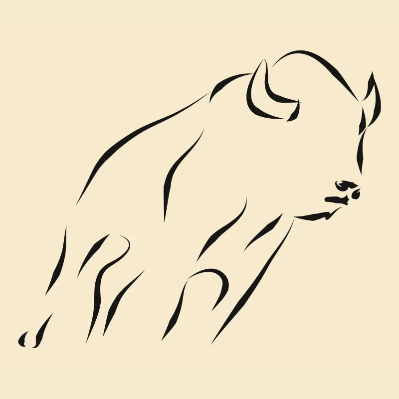 Bison - schwarz