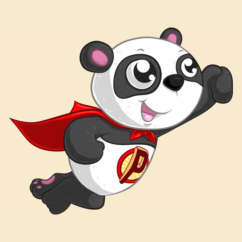Superhelden Panda