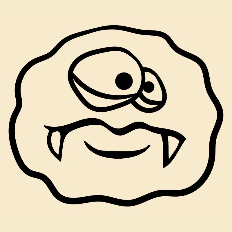 round circle bacterium virus cell glibber mucus ek