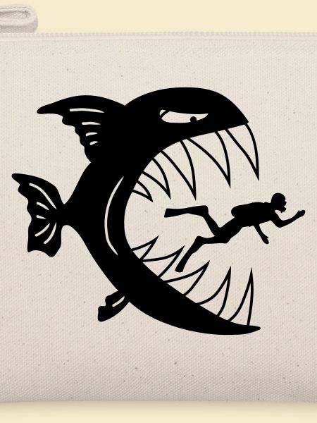 Monster Fish Eats Diver