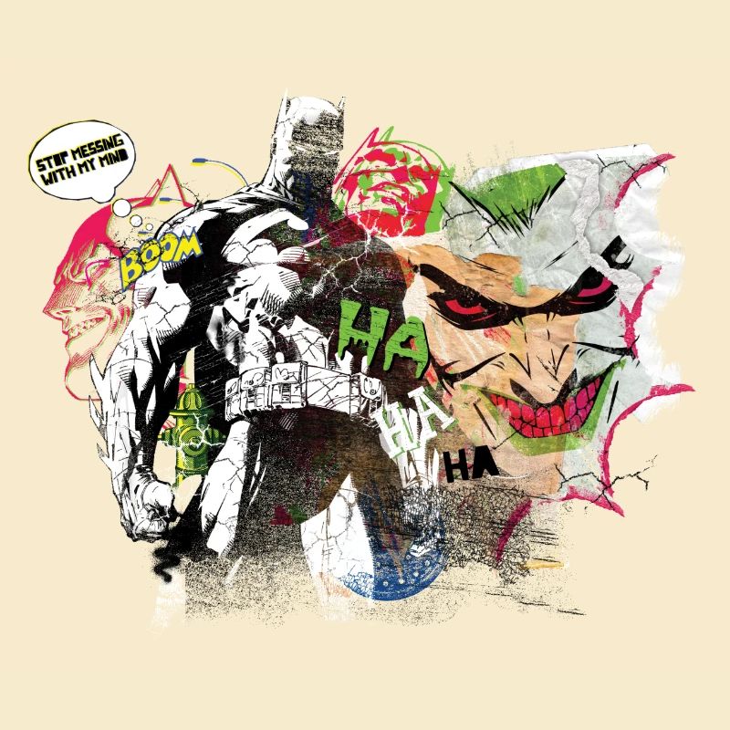 Batman Comic Composition Joker