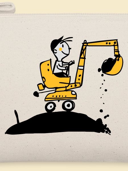Bagger im Retro Stil