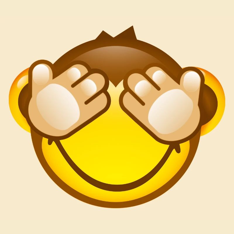 Smiley Monkey No Seeing