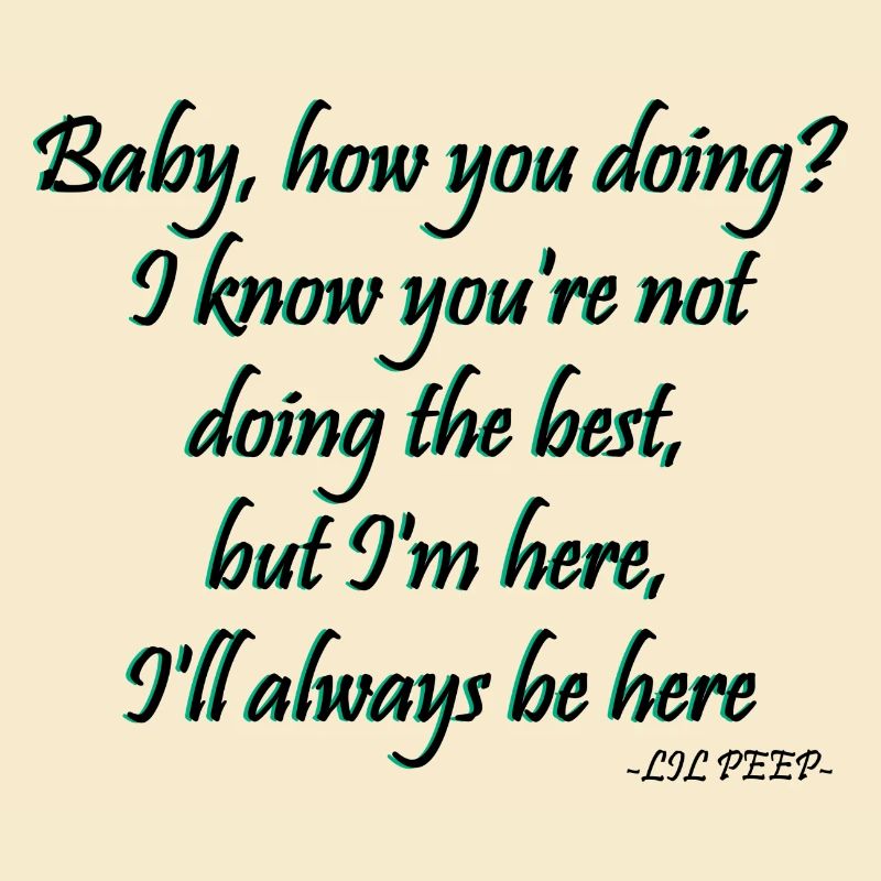 lil peep - right here Songtext