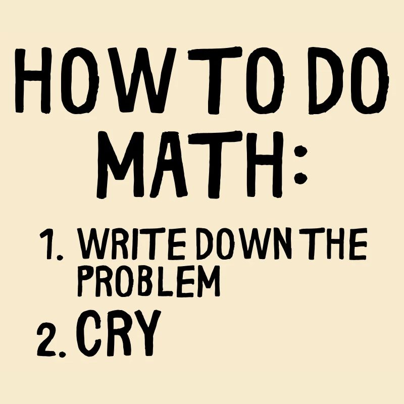 HOW TO DO MATH