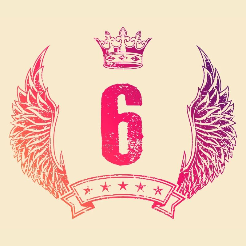 6 Zahl Krone