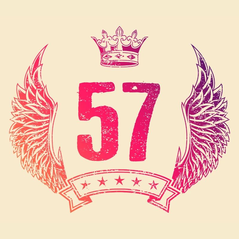 57 Couronne de numéro