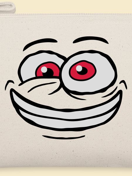 Verrücktes Comic Gesicht Design
