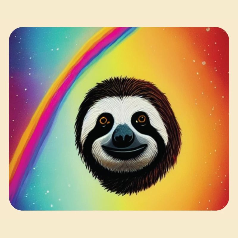 Faultier Regenbogen