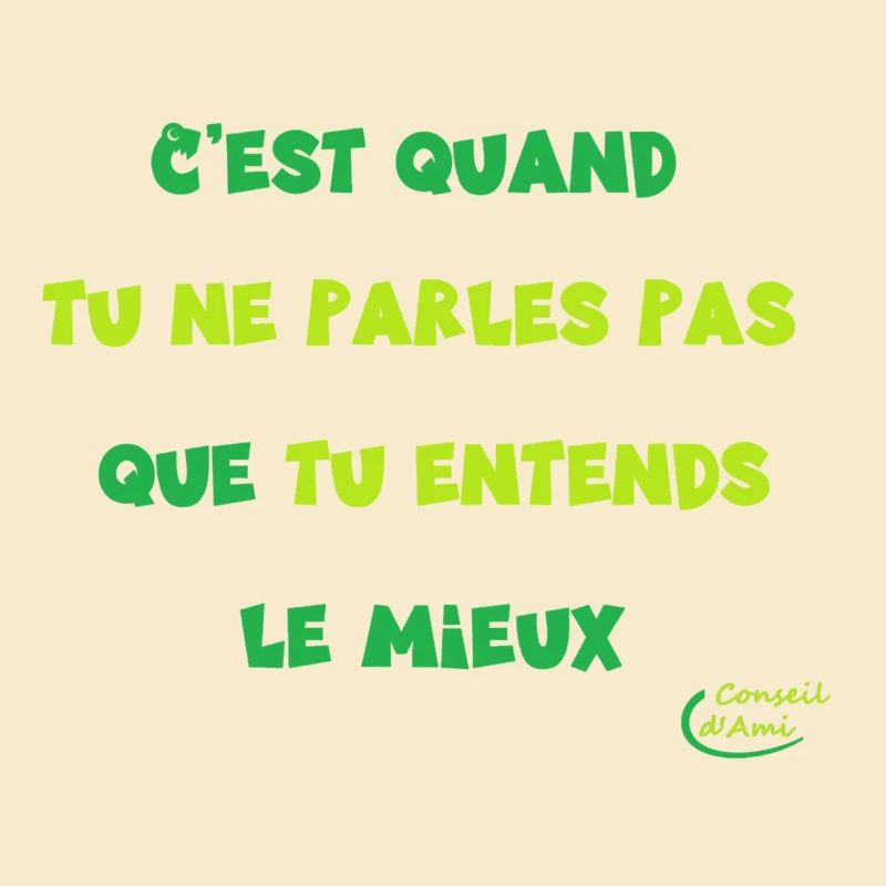 65 - Se taire et écouter