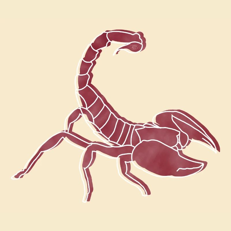 « Scorpion », design de ligne boho, série « Desert »