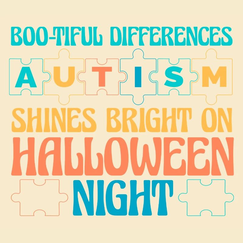 Boo-Tiful Differences Autism Halloween
