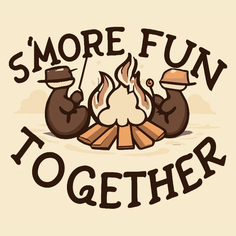 Campfire Harmony: S'more Fun Together Tee