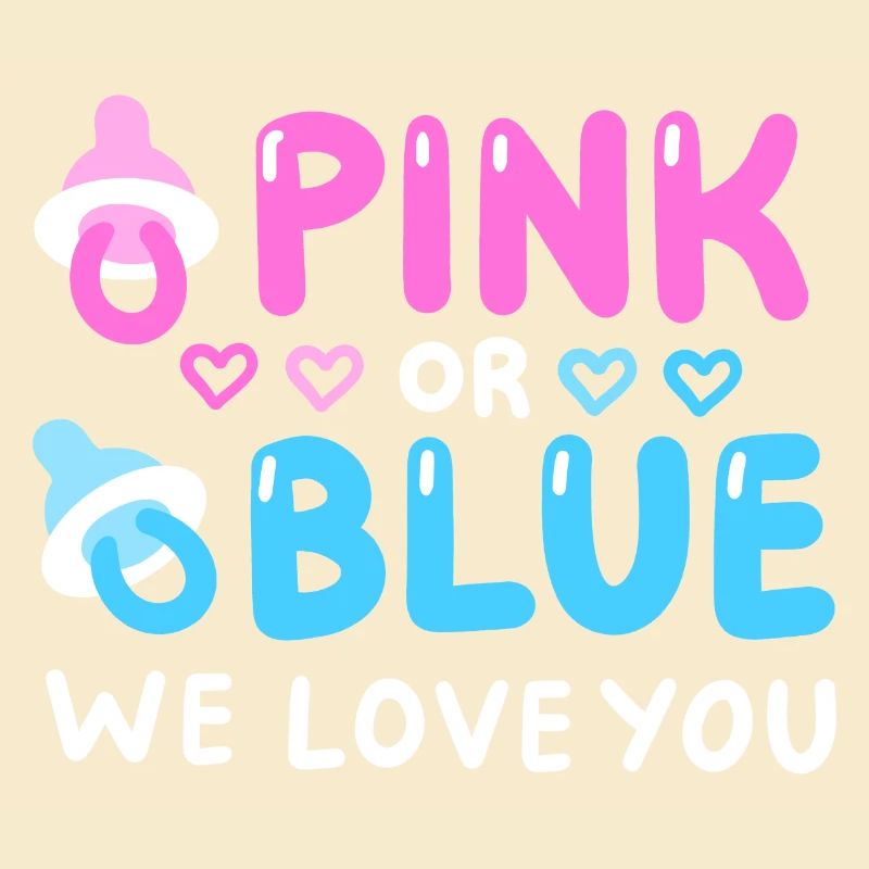 Gender Reveal Party Pink oder Blau