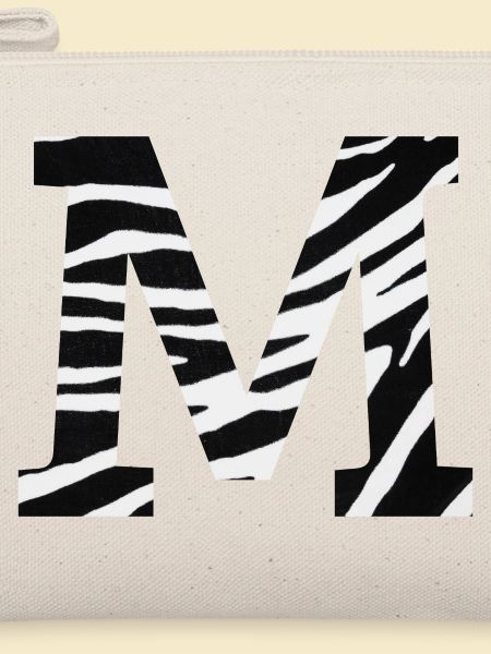Buchstabe m zebra