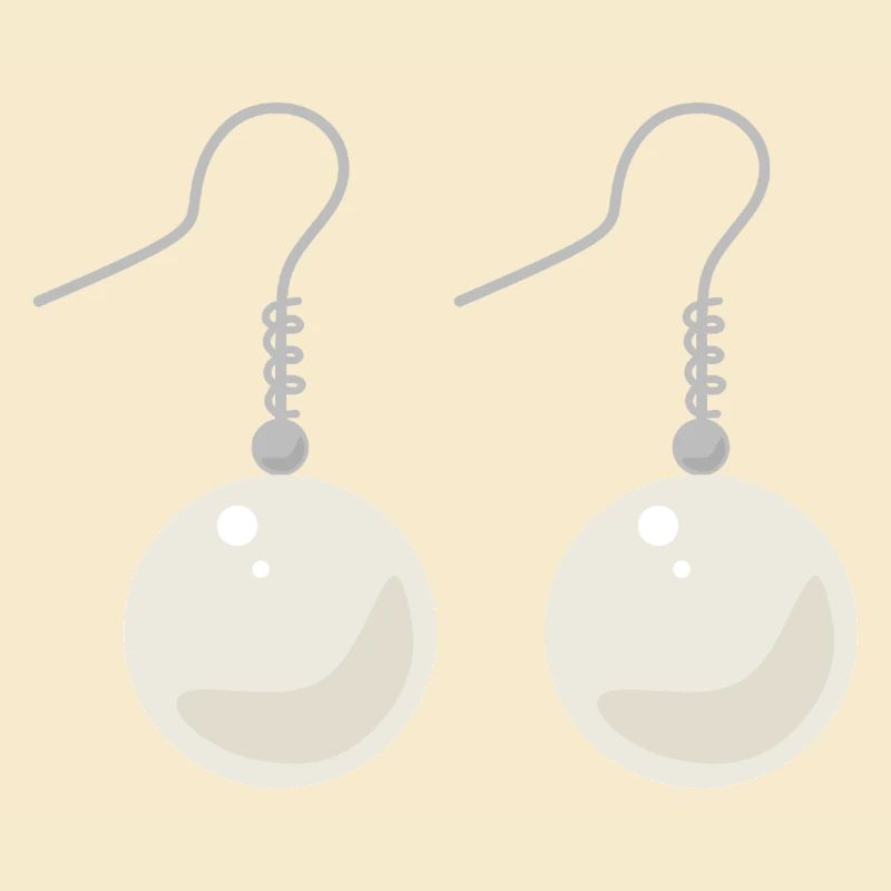 Boucles d’oreilles élégantes en perles