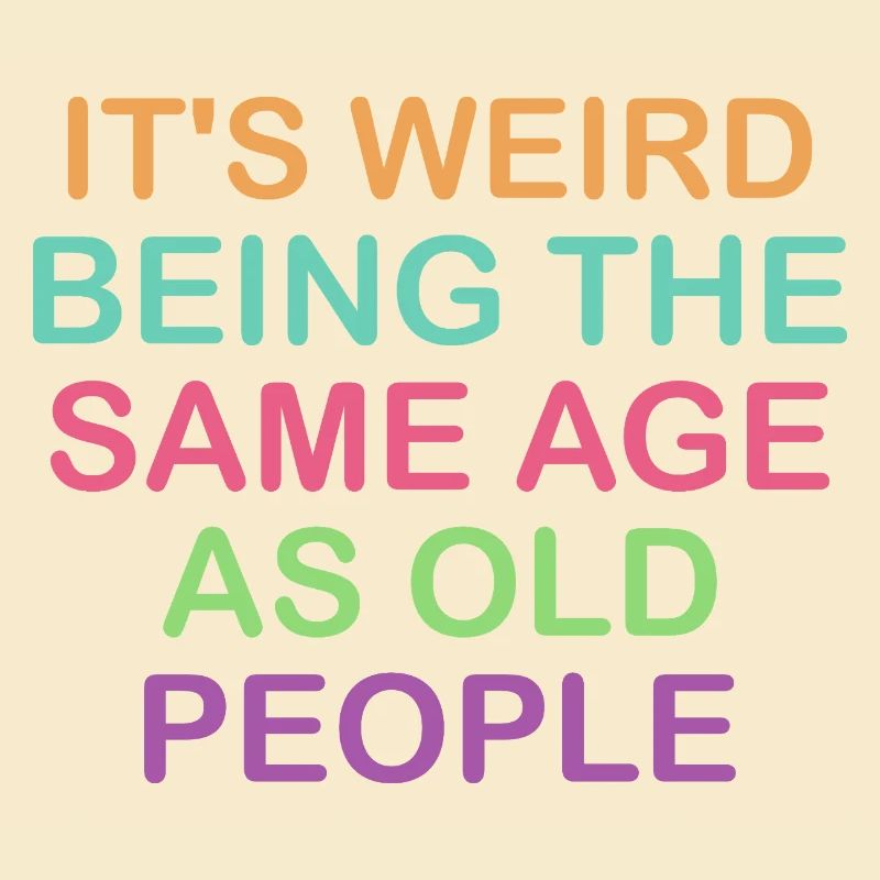 Humorous Age Comparison Design